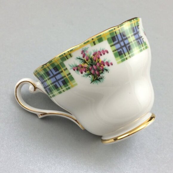 Vtg Clan Campbell Royal Standard Bonnie Scotland Teacup Saucer Fine Bone China - Picture 8 of 10